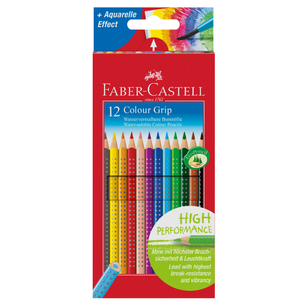 Faber-Castell Colour Grip Buntstifte, 12er Pack