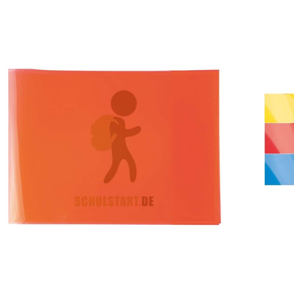 Schulheft Umschlag A5 quer, extrastark, Herma, verschiedene Farben