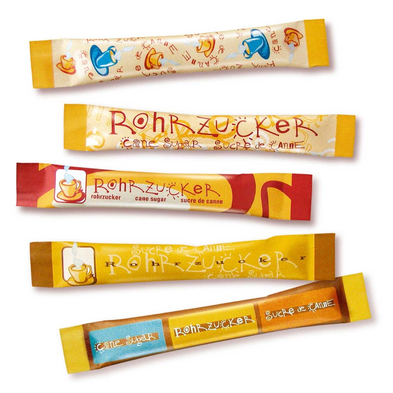Zuckersticks Rohrzucker