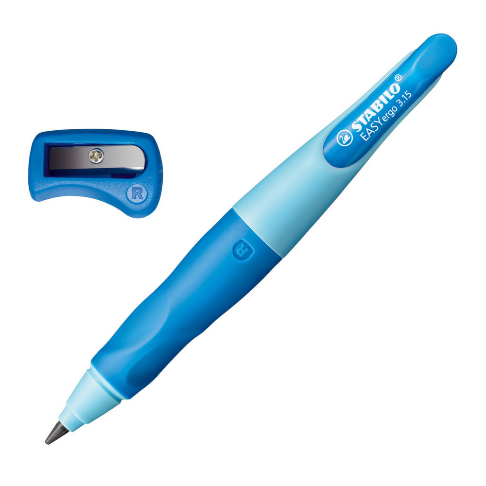 Stabilo EASYergo 3.15 mit Spitzer, blau