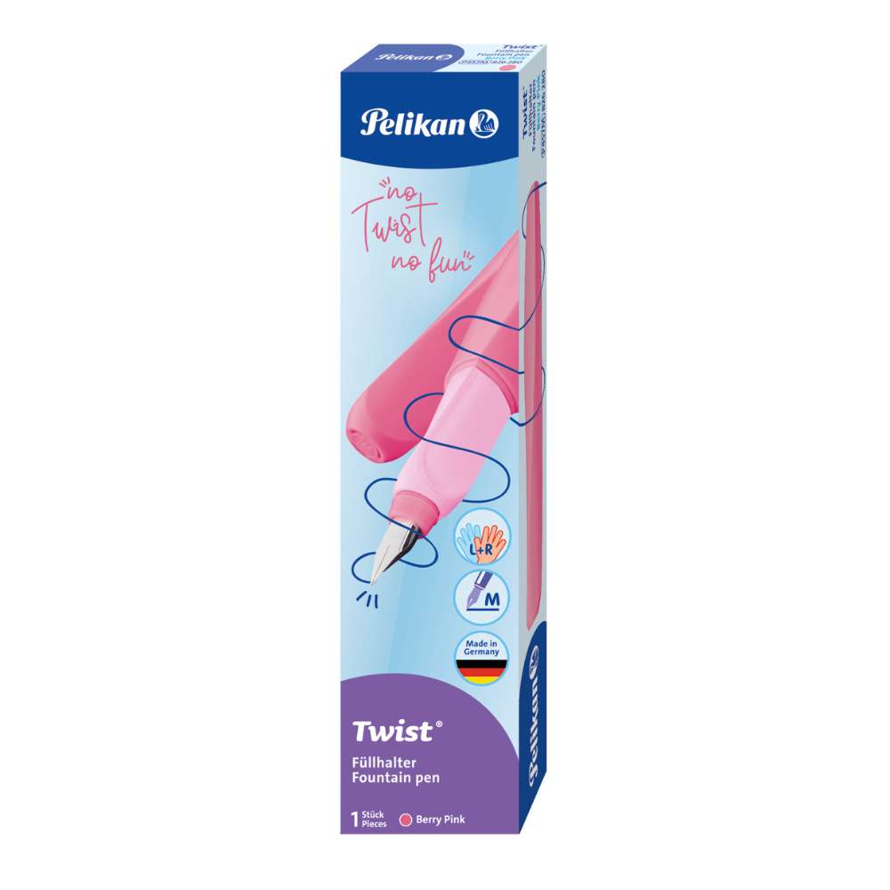 Pelikan Twist Füller M-Mine, pink/rosa (berry pink)