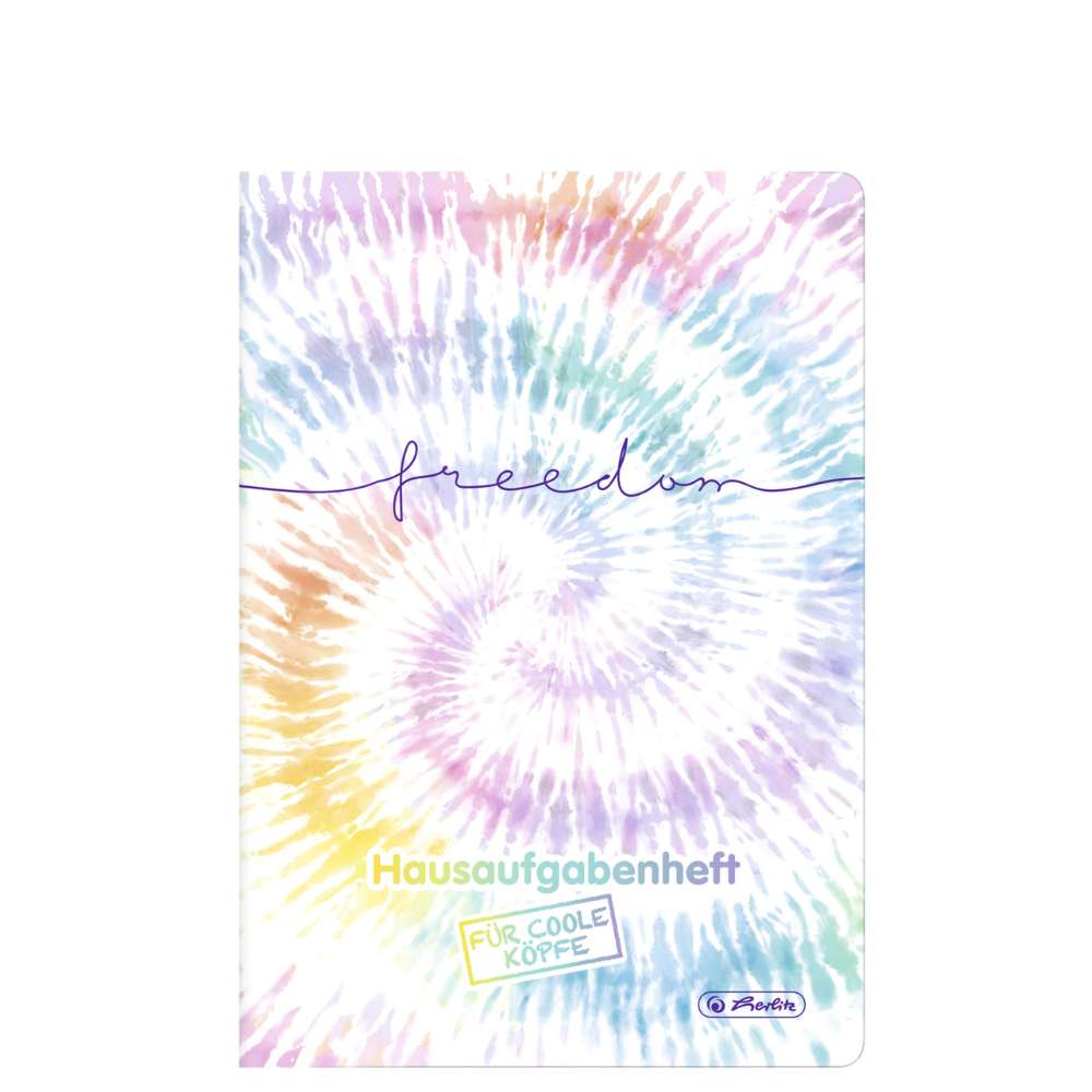 Aufgabenheft Coole Köpfe A5, Herlitz New Batik Freedom