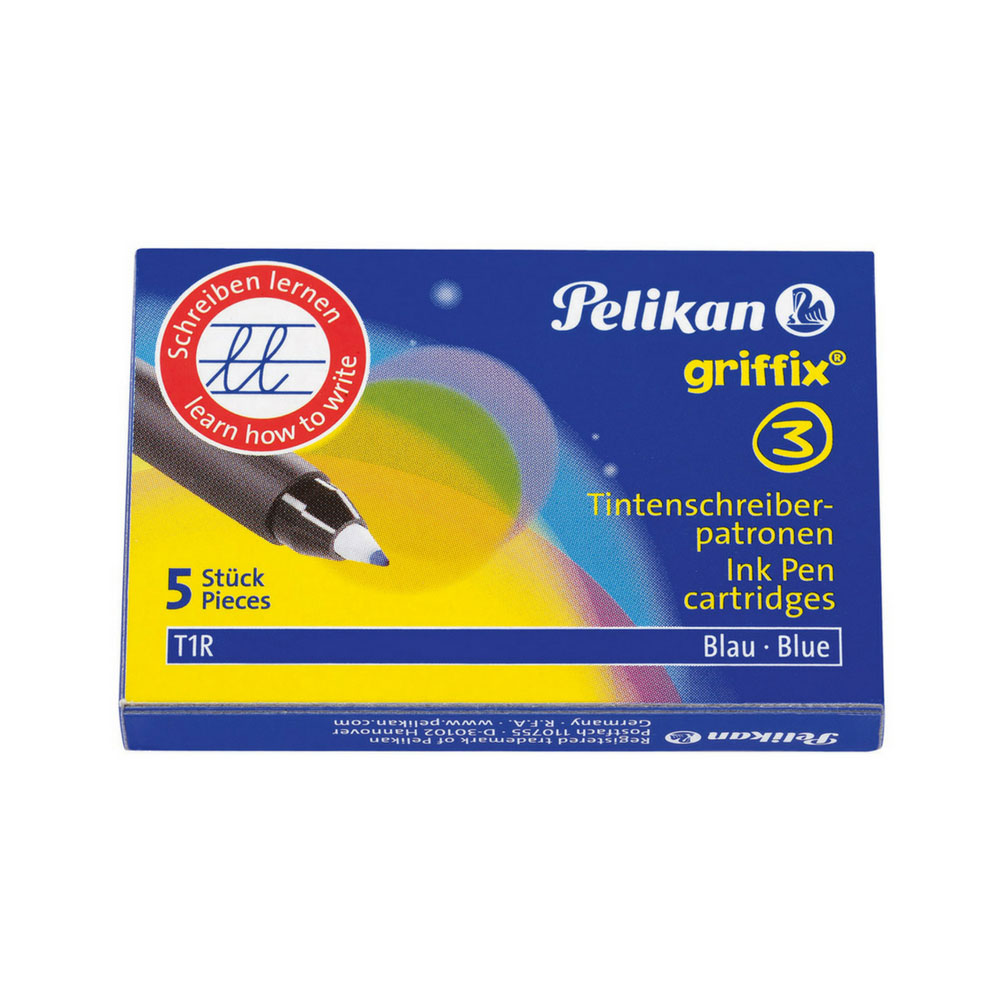 griffix Patronen für Tintenschreiber, Pelikan T1R, 5 Stück