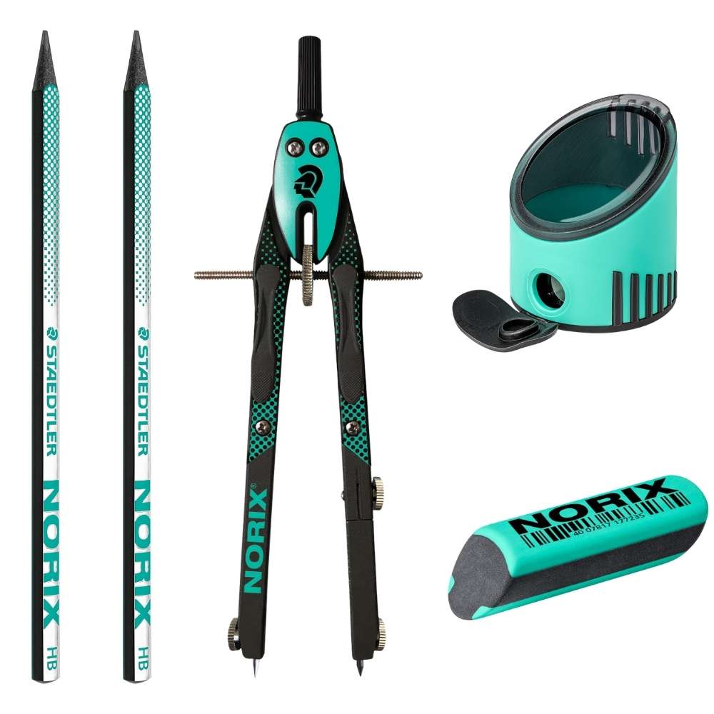 Norix Zirkelset Staedtler, grün