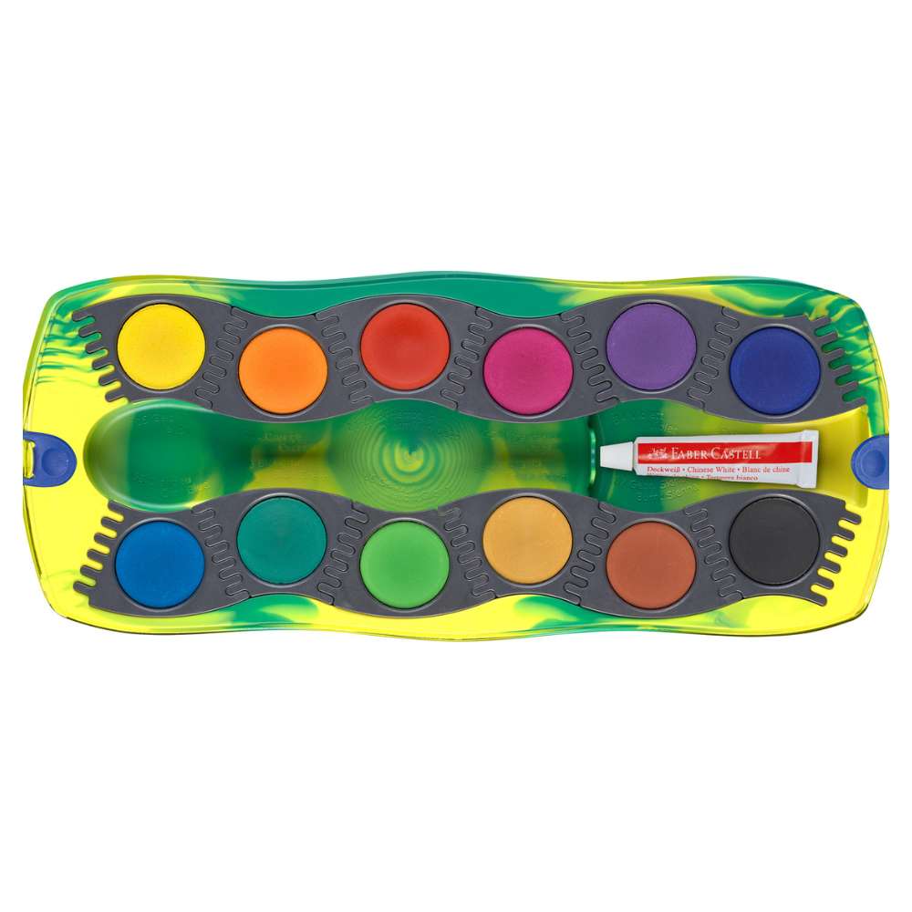 Faber-Castell Farbkasten Connector, Dino mit Deckweiß