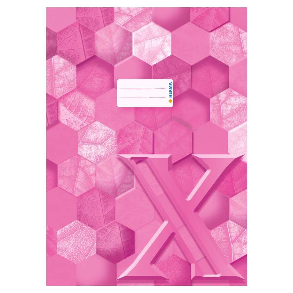 Karton Heftumschlag A4, Serie X, rosa