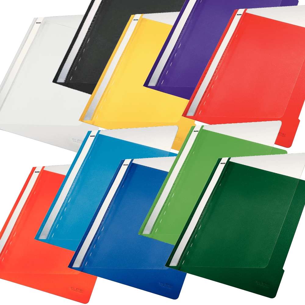 Leitz Schnellhefter PVC im Set mit 10 Farben