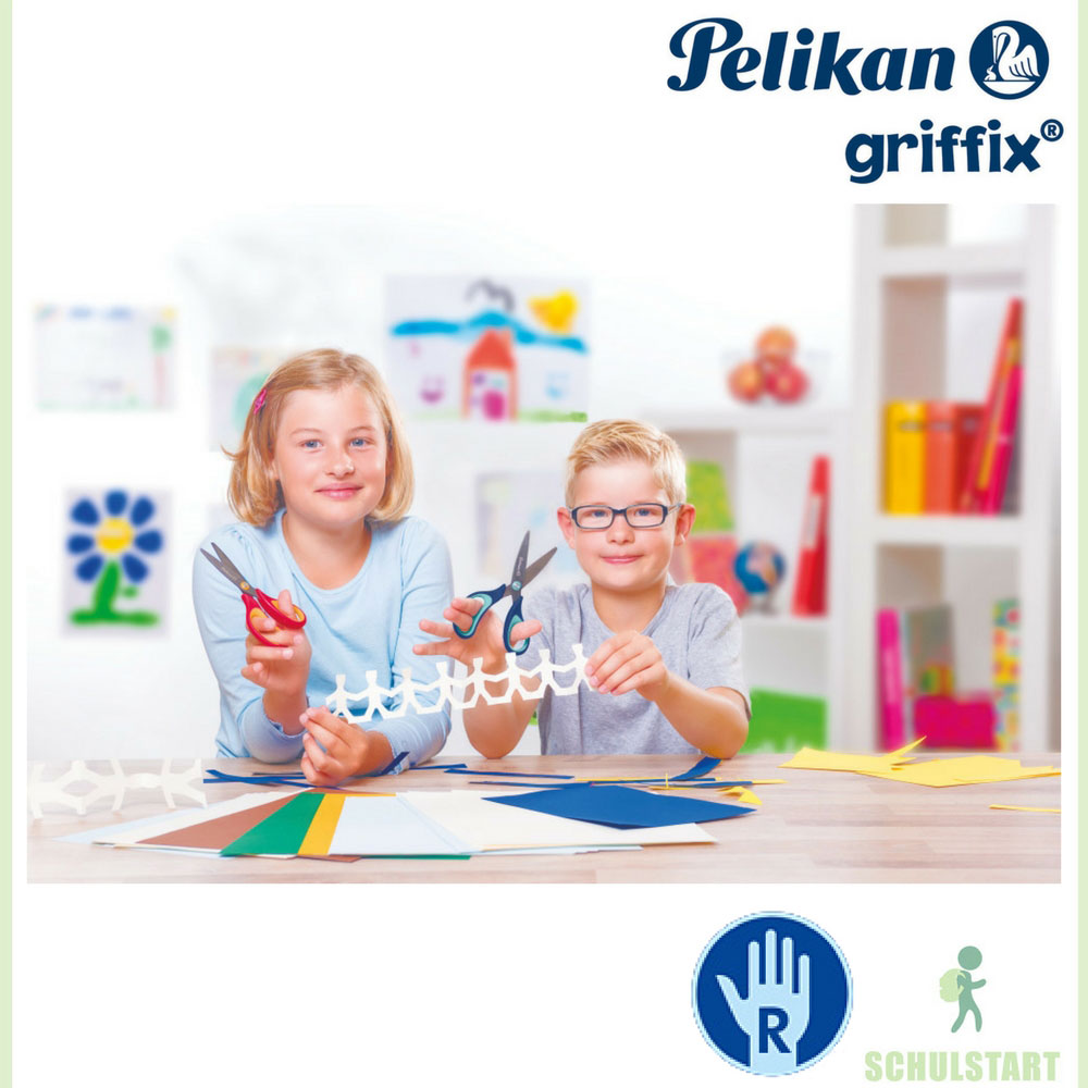 Pelikan-Malset XL mit Schere, rot