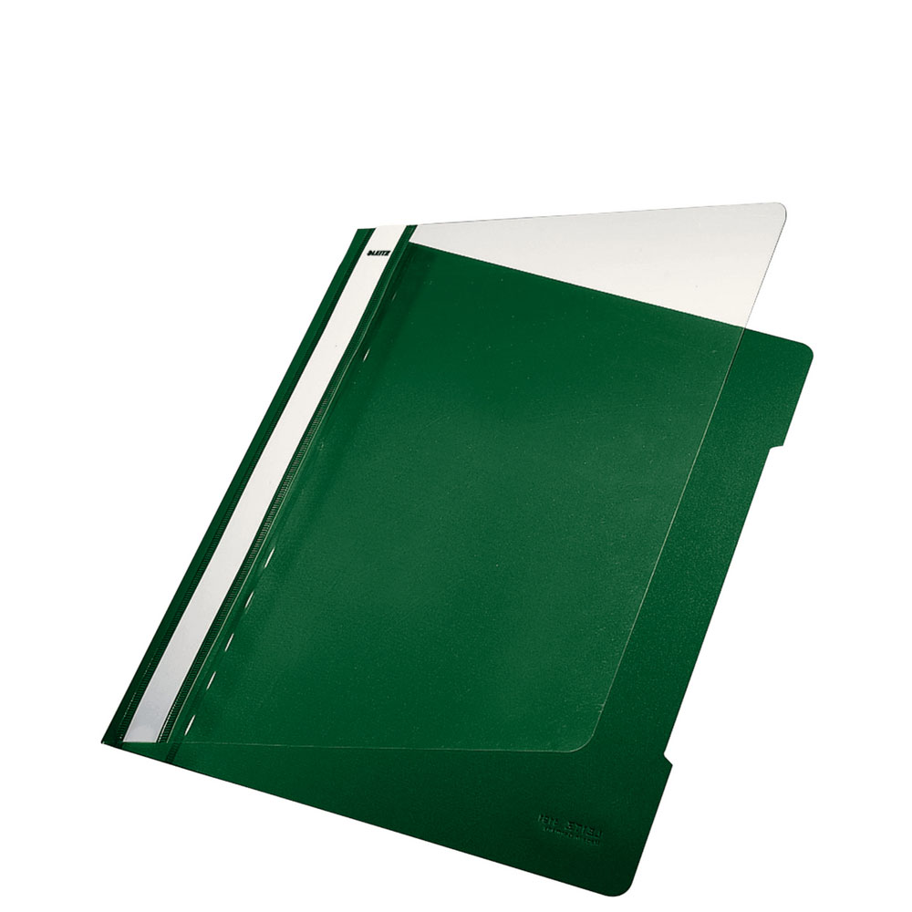 Leitz Schnellhefter PVC, 6 Farben: weiß und gelb, orange, rot, blau, grün