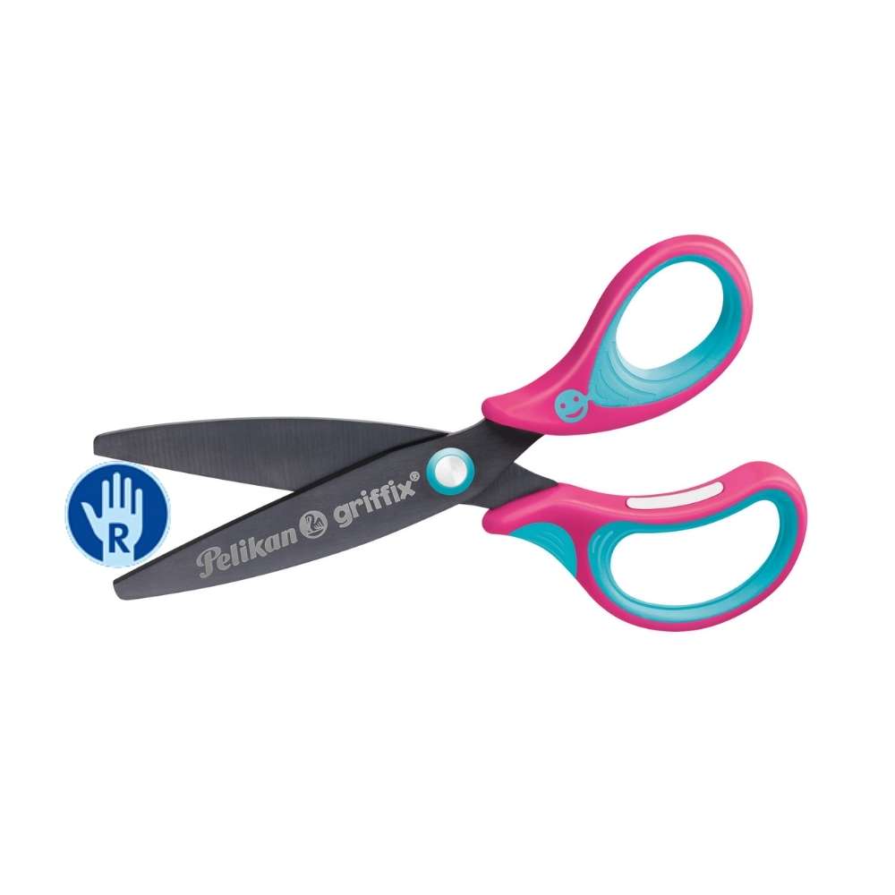 Kinderschere griffix rund, Lovely Pink