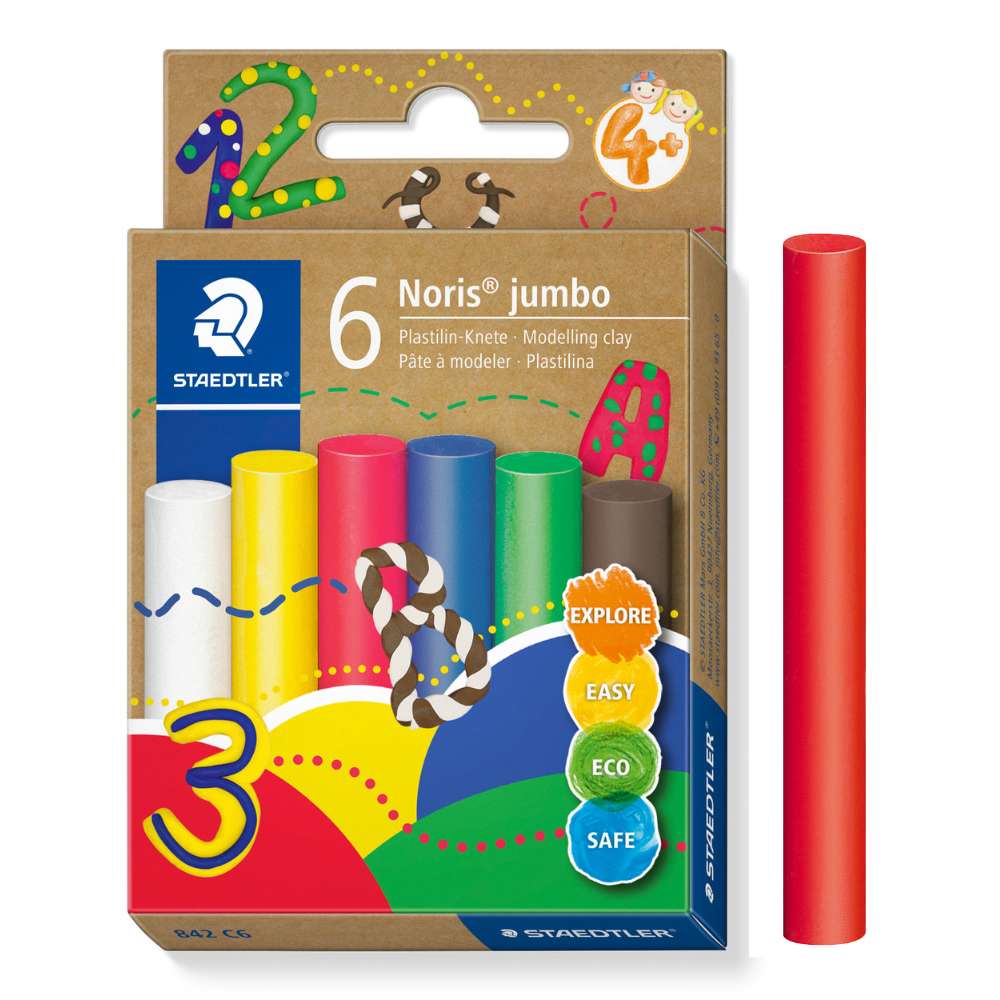 Plastilin-Knete Standard, Noris Jumbo