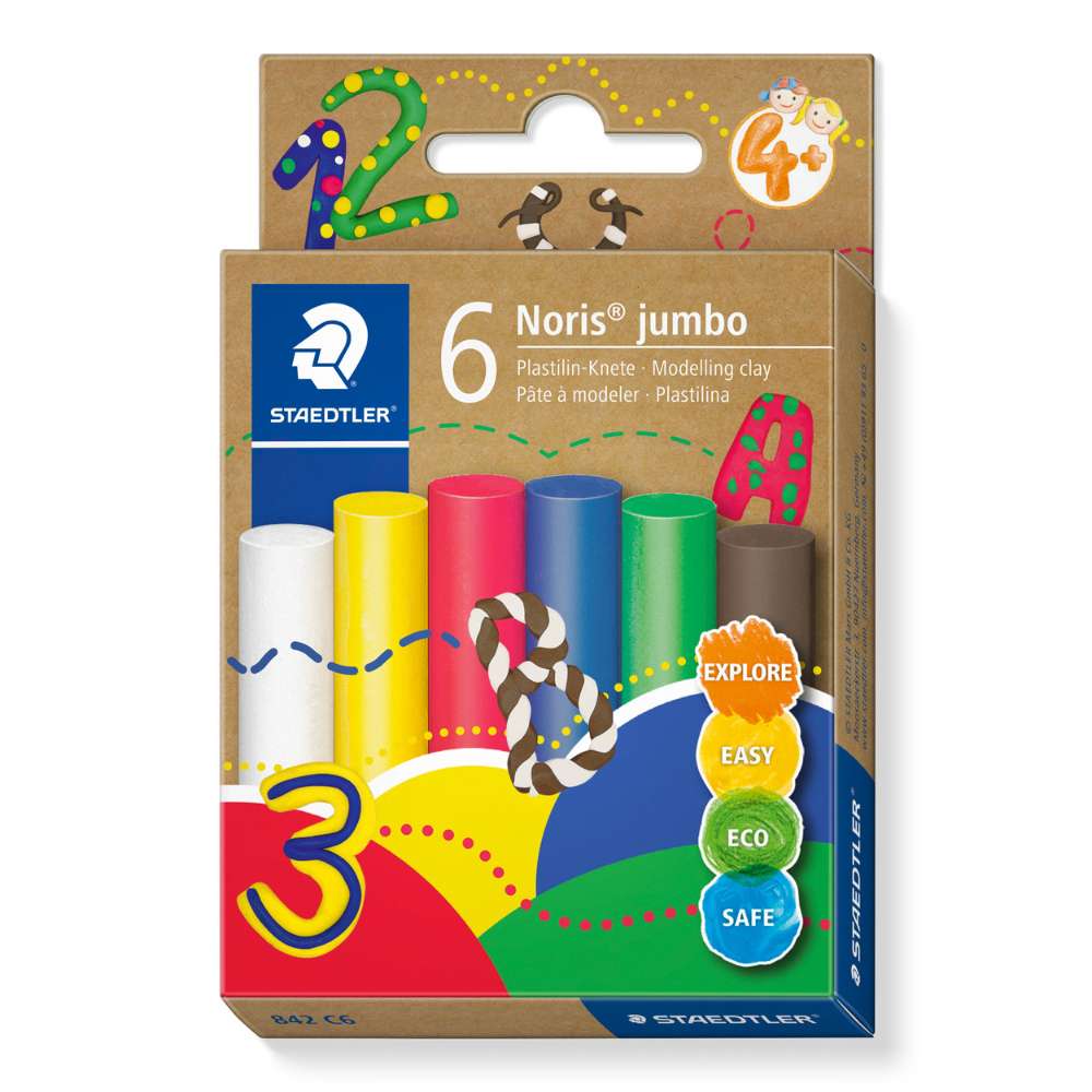 Plastilin-Knete Standard, Noris Jumbo