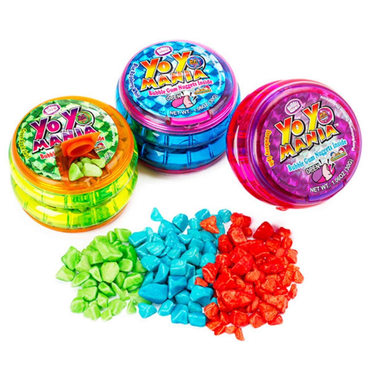 YoYo mania, Jojo mit Kaugummi, sortiert