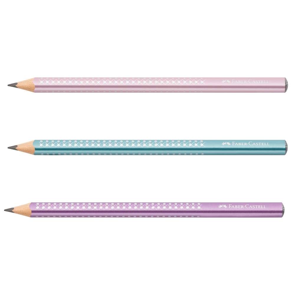 Faber-Castell Sparkle Metallic Jumbo Bleistift, ocean metallic