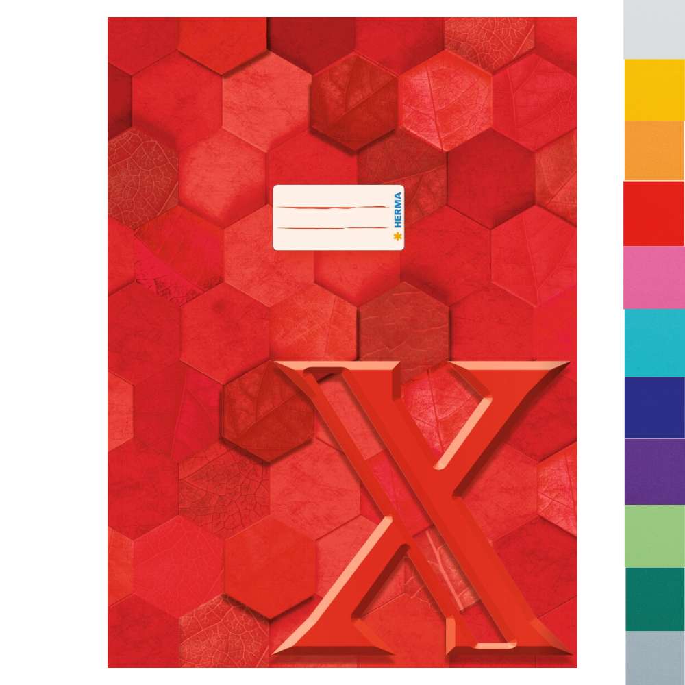Karton Heftumschlag A4, Serie X, verschiedene Farben