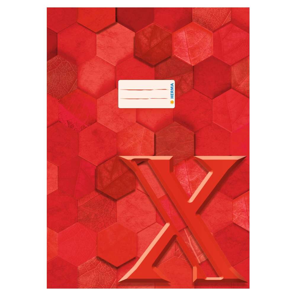 Karton Heftumschlag A4, Serie X, rot
