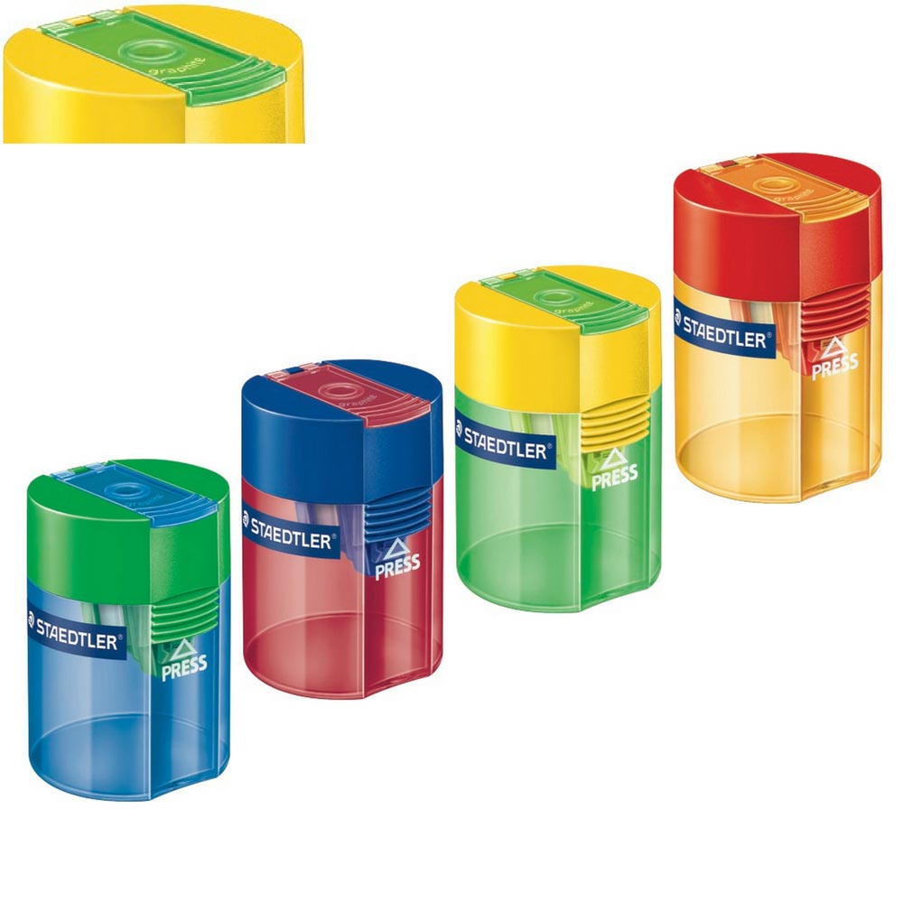 Staedtler Dosenspitzer mit 1 Loch, farbig sortiert
