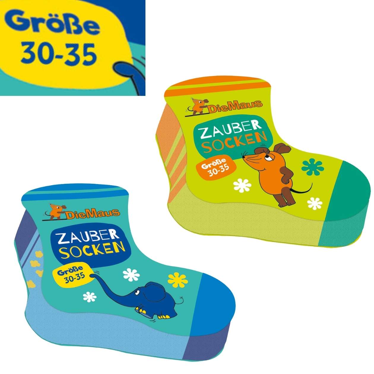 DIE MAUS Zaubersocken, Größe 30-35, sortiert