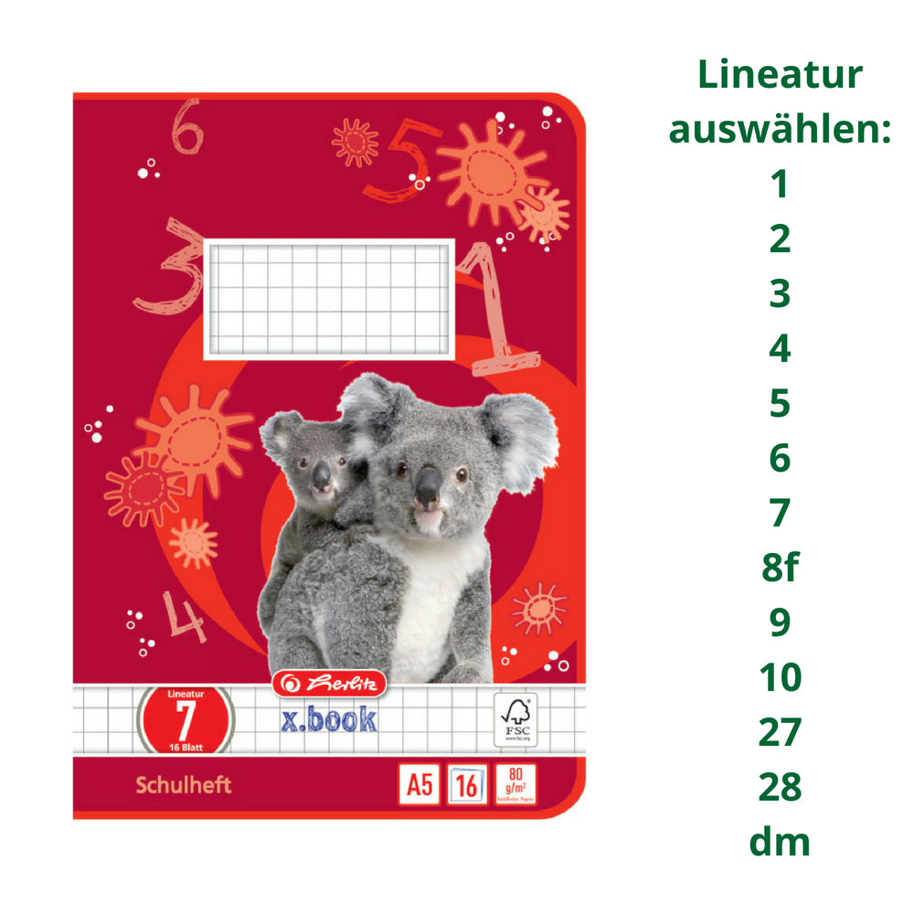 Herlitz Schulheft A5