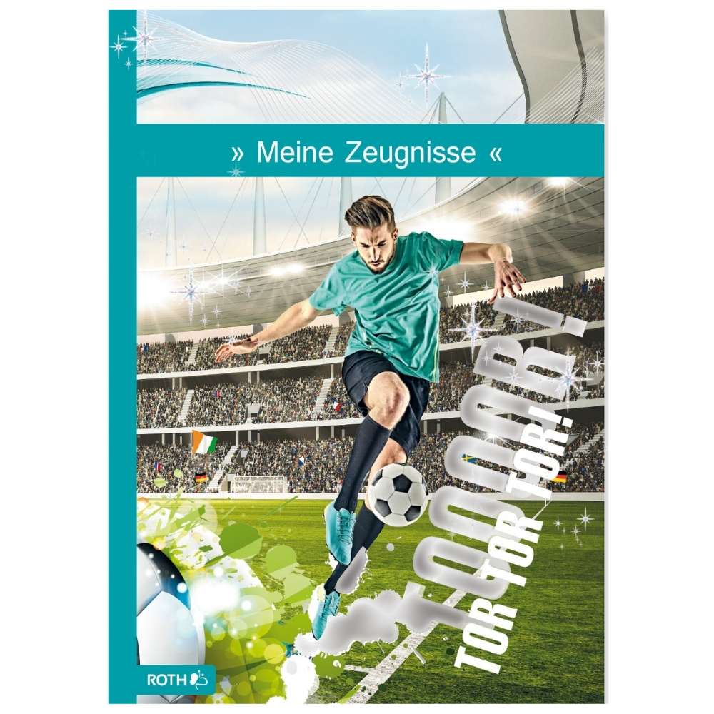 Zeugnismappe Fußballstar