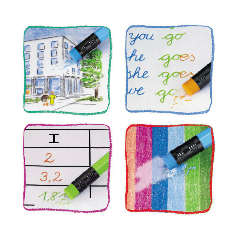 Radierbare Buntstifte, Faber-Castell Colour Grip, 10 Farben