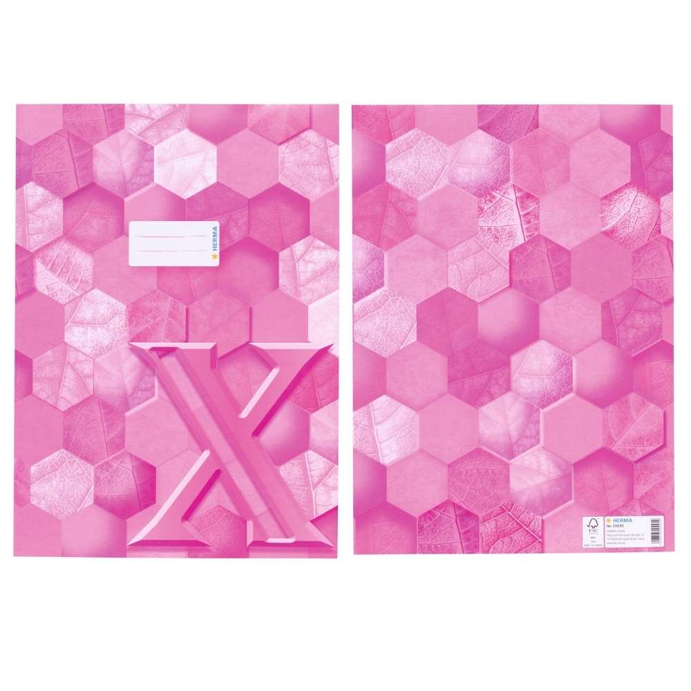 Karton Heftumschlag A4, Serie X, rosa