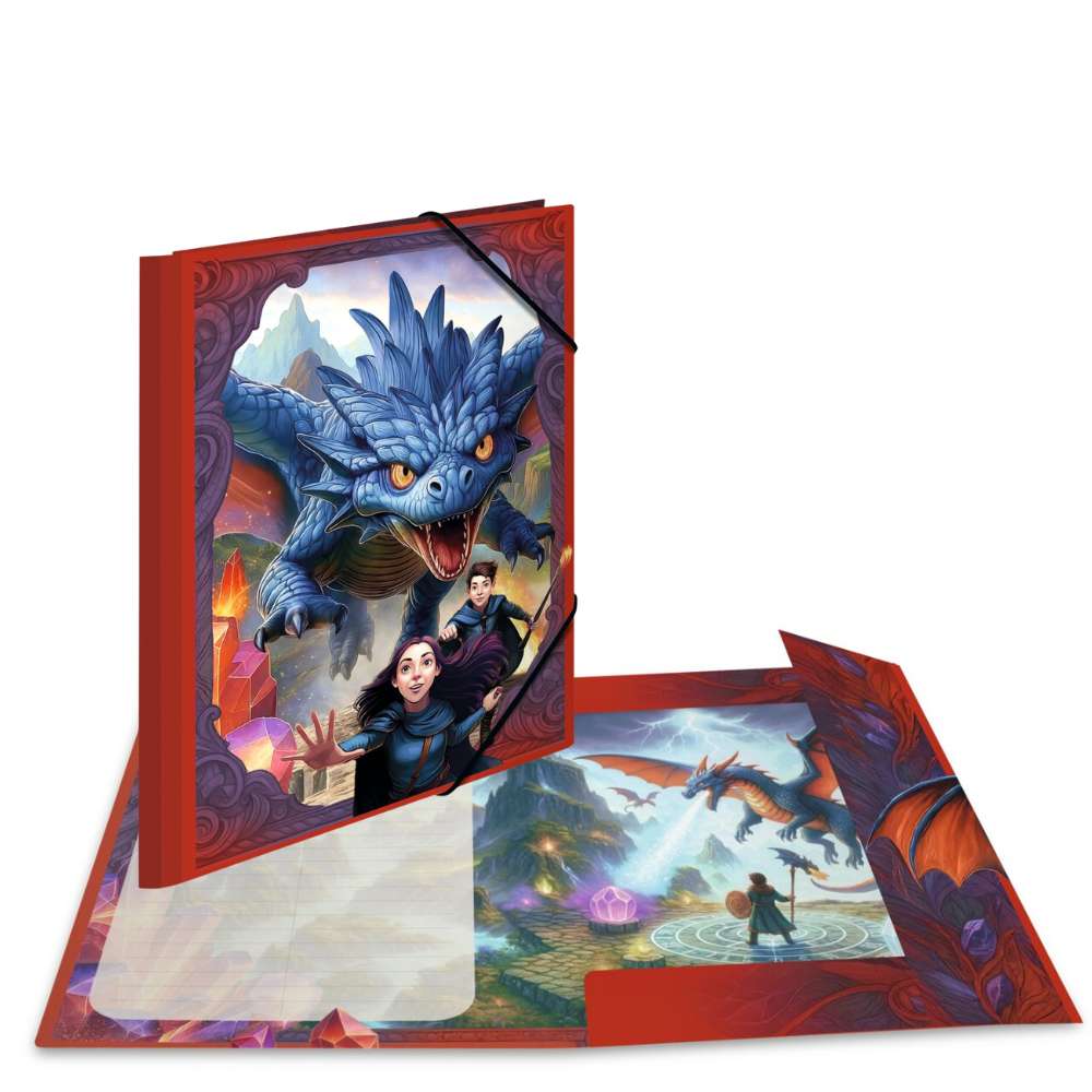 Eckspannermappe A4 Dragon, Herma