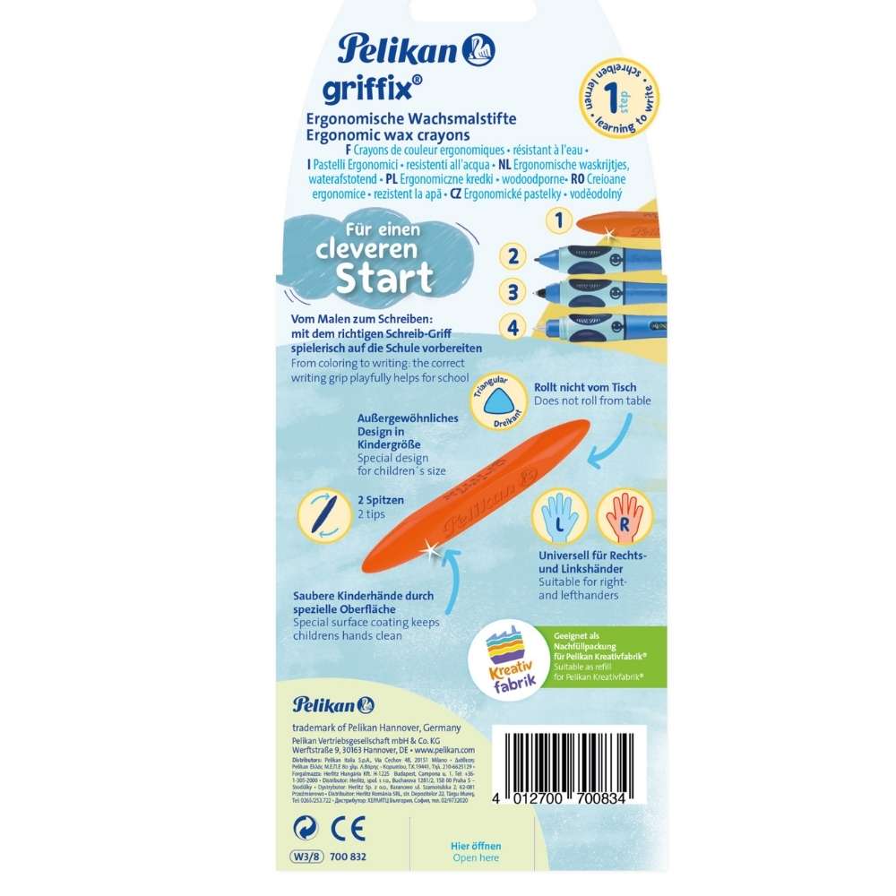 griffix Wachsschreiber Pelikan, dreikant