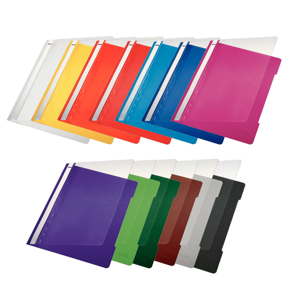 Plastik Schnellhefter blau, Leitz