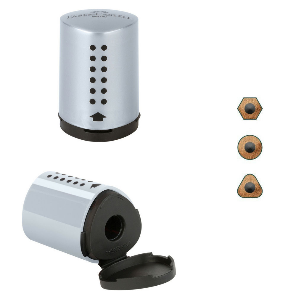 Faber-Castell Spitzer Mini, silber