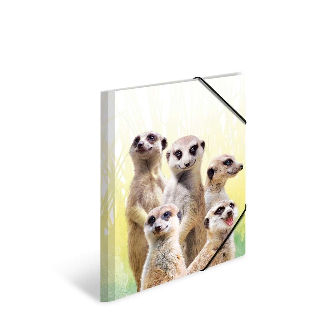 Herma Sammelmappe A4, exotische Tiere, Erdmännchen