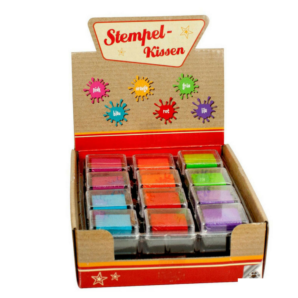 Stempelkissen sortiert