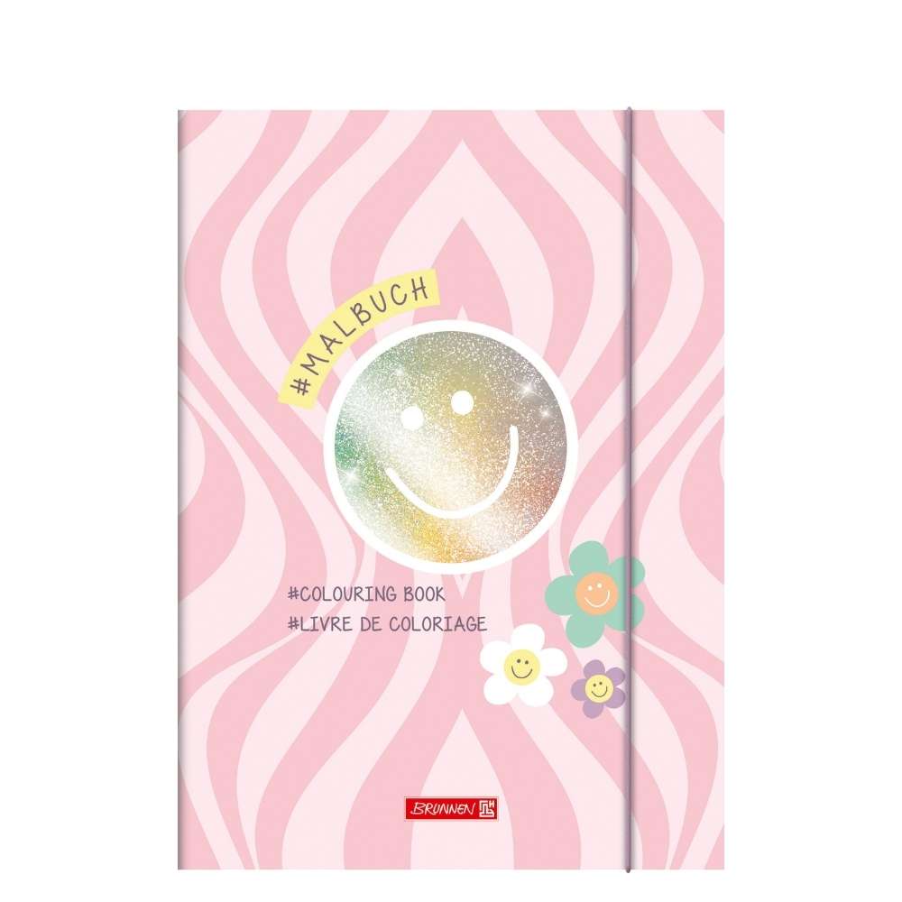 Happy Hippie Ausmalbuch mit Stickern