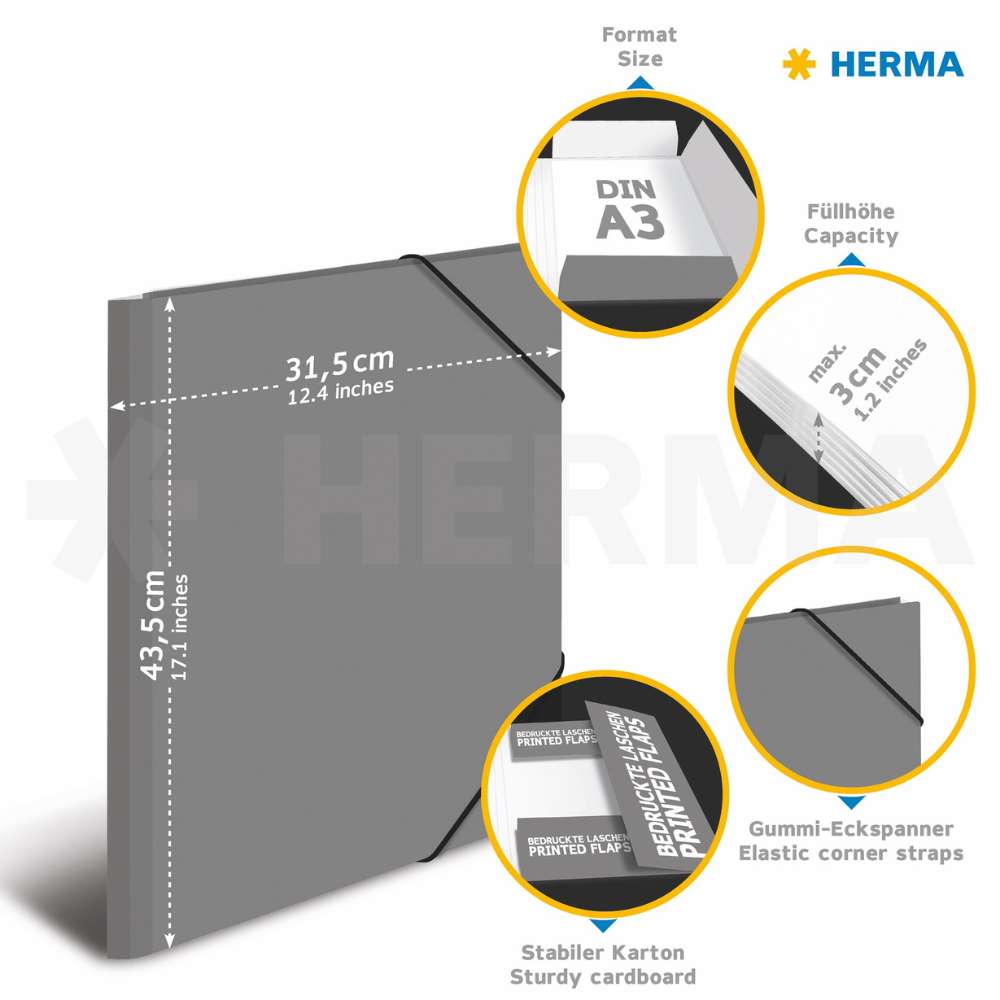 Dino Sammelmappe A3, Herma