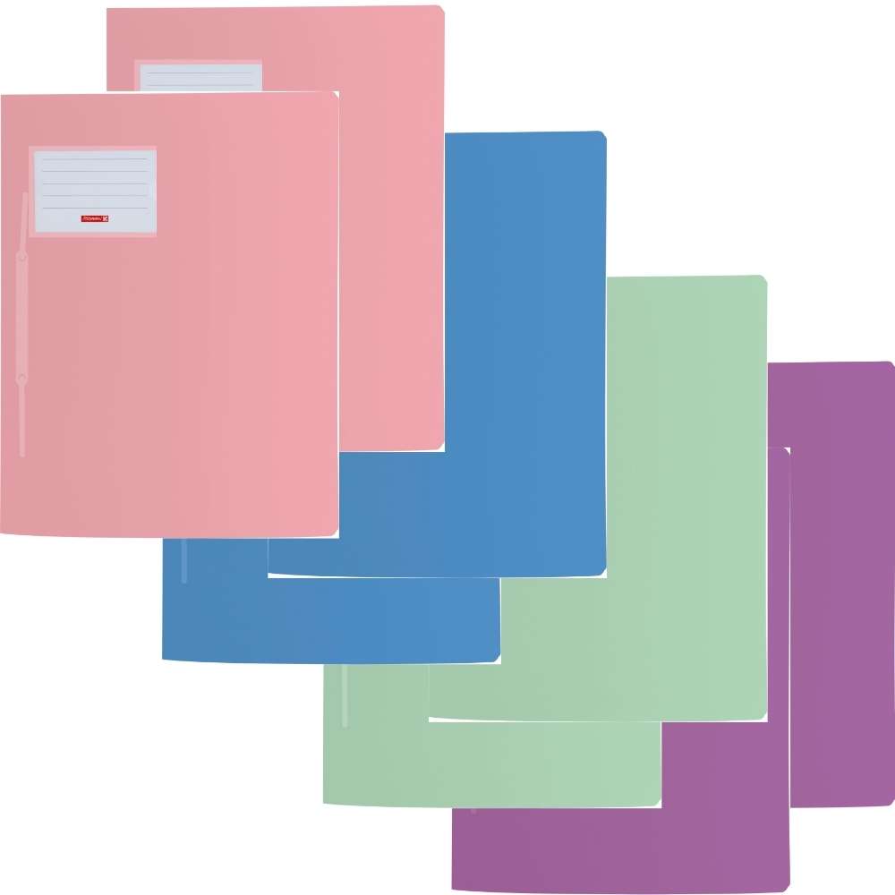 Pastell Schnellhefter FACT!pp Brunnen, 2 x 4 Farben