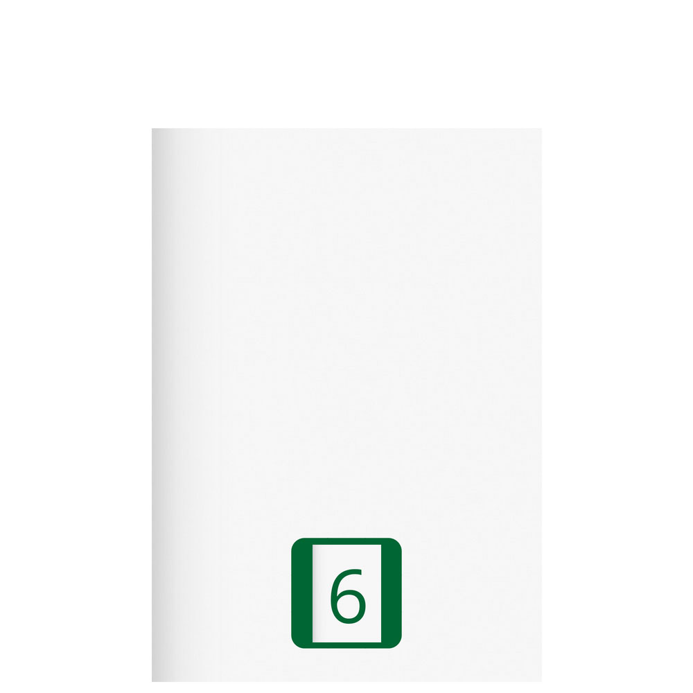 A5 Heft, Lineatur 6
