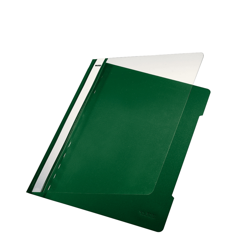 Plastik Schnellhefter grün, Leitz