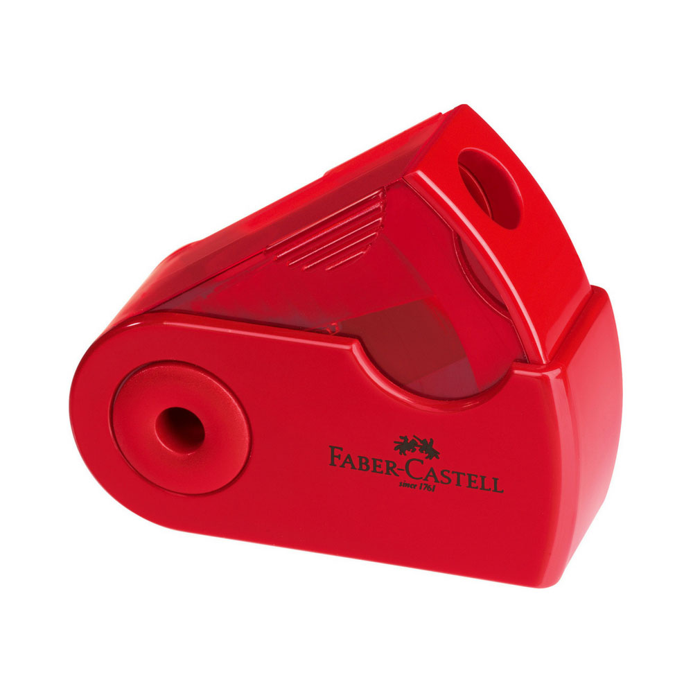 AKTION: Klappspitzer Sleeve Mini rot, Faber-Castell