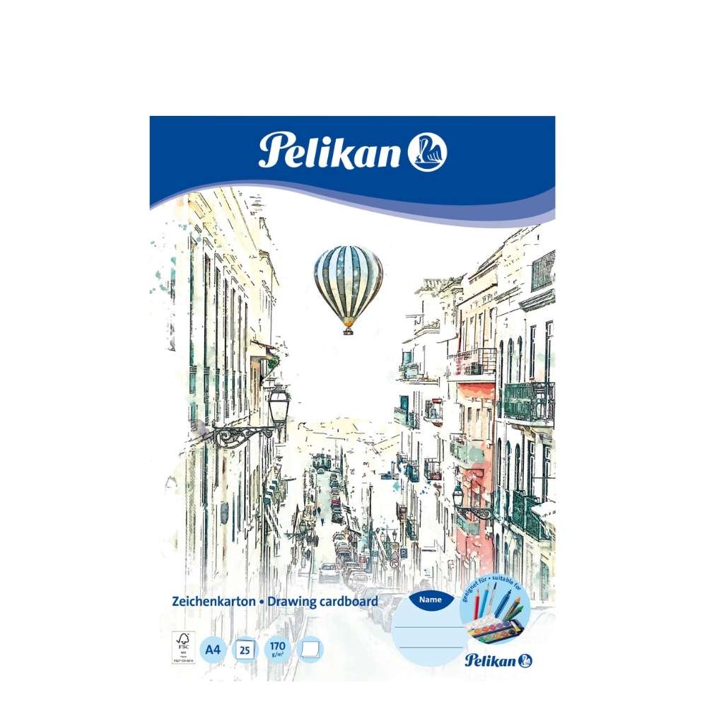 Pelikan Zeichenkarton A4, 25 Blatt