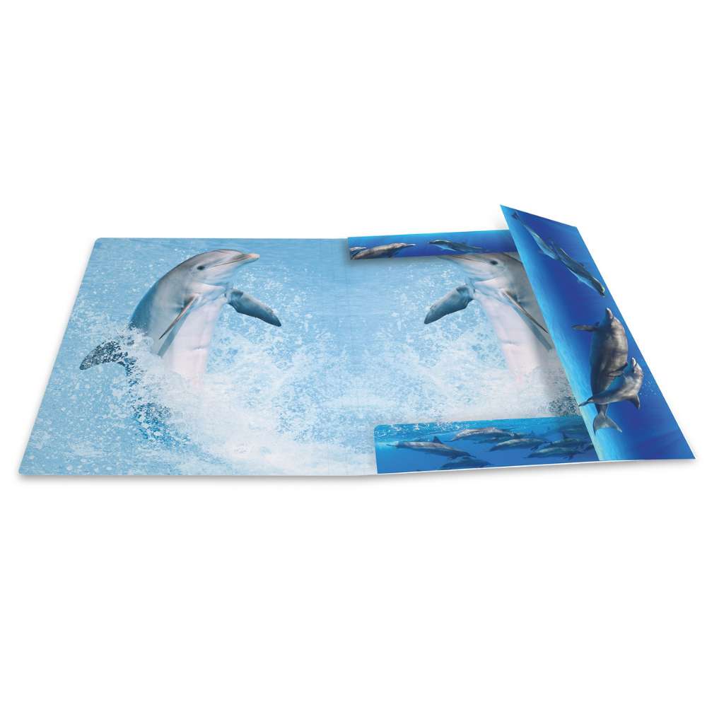 Kartonmappe A4, Delfine