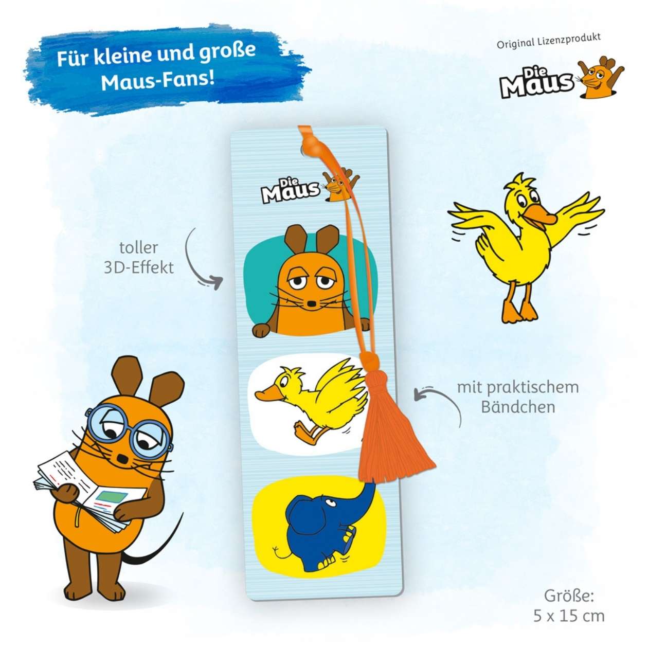 DIE MAUS Lesezeichen: Maus & Freunde