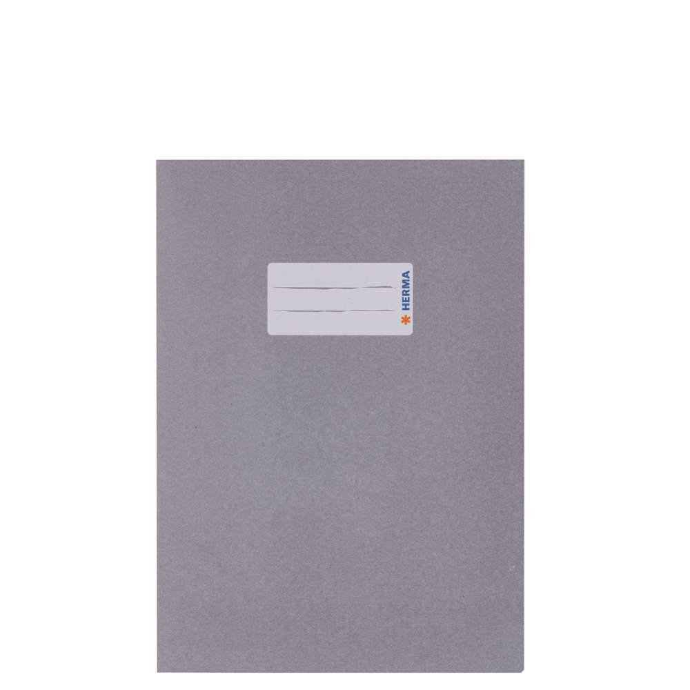 Heftumschlag Papier, A5 grau