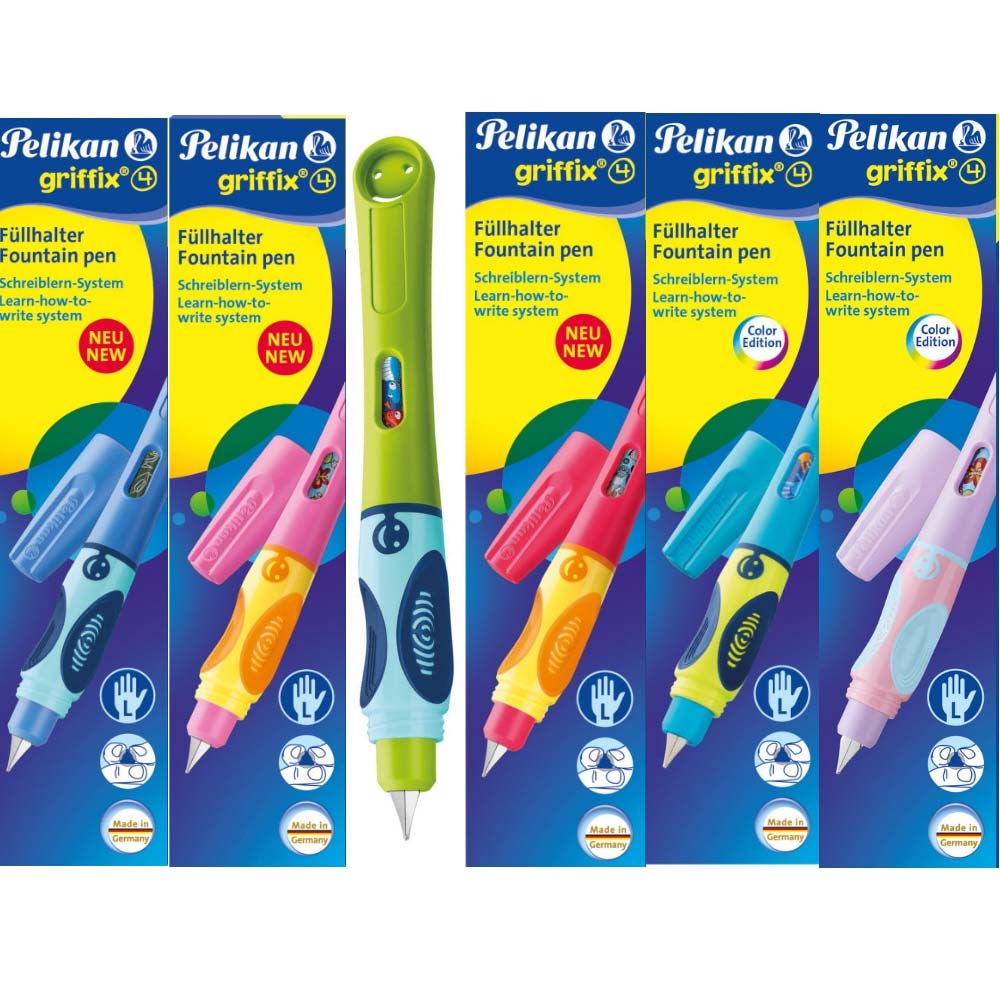 Pelikan griffix Füller für Linkshänder, neonfreshblue