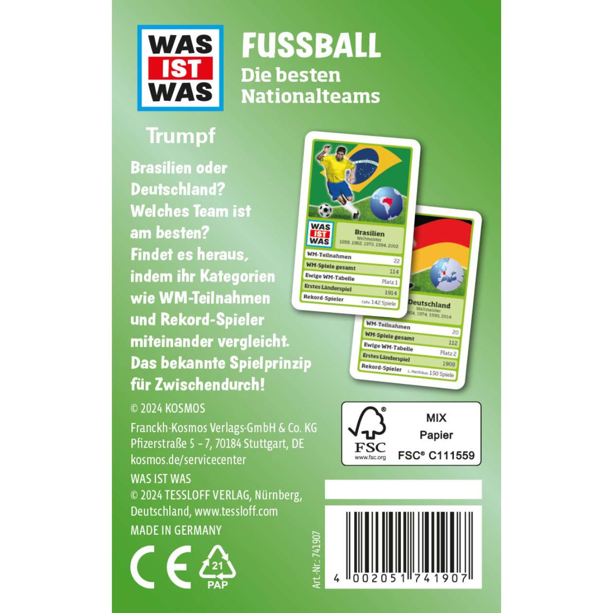 WAS IST WAS Trumpf Fußball
