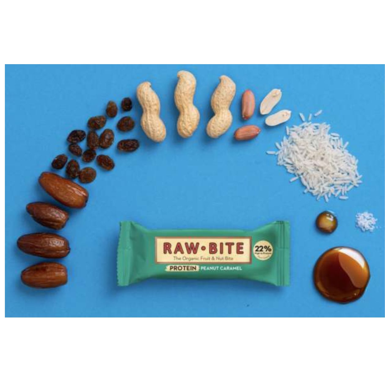 Protein Riegel Raw Bite, verschiedene Sorten