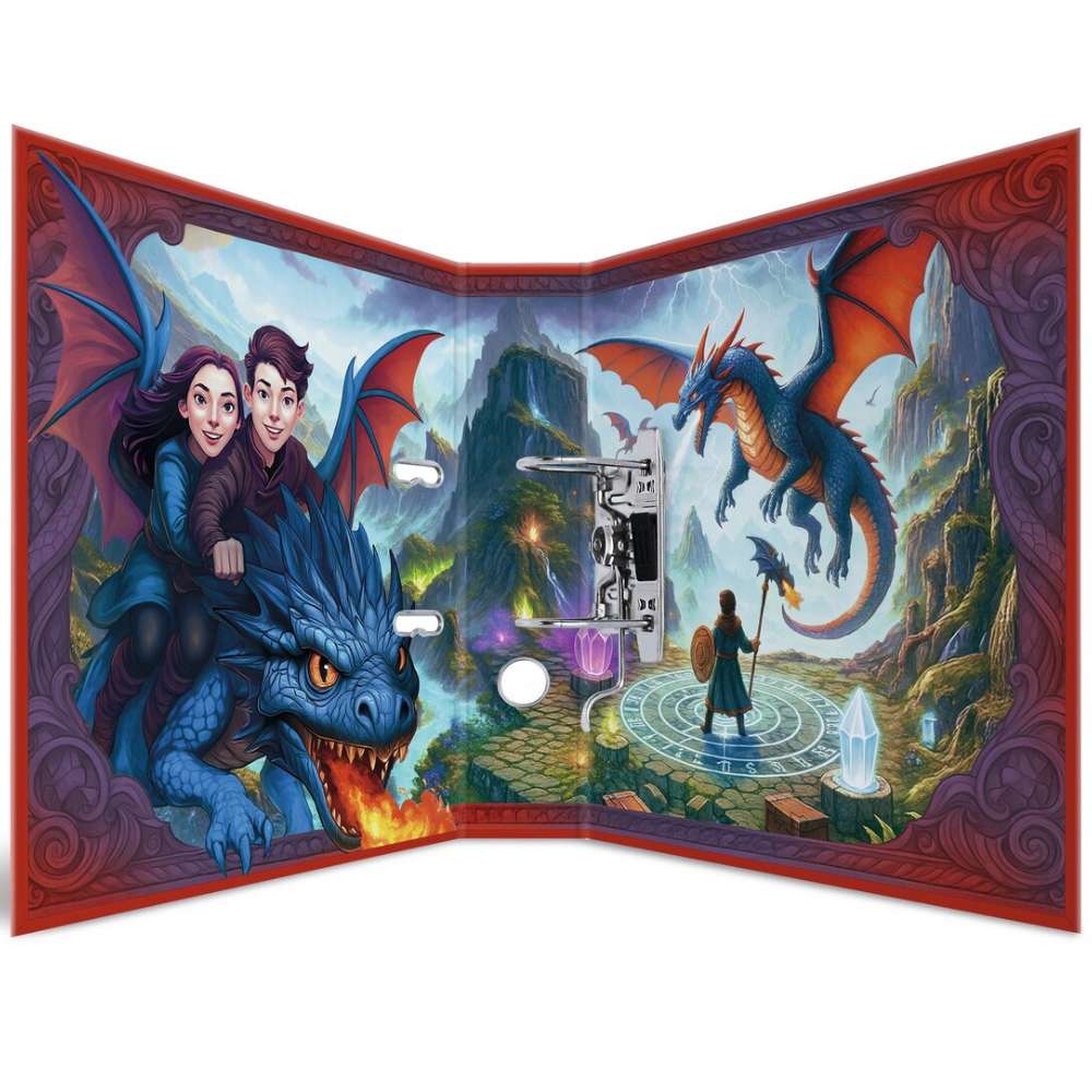Ordner A4 Dragon, Herma