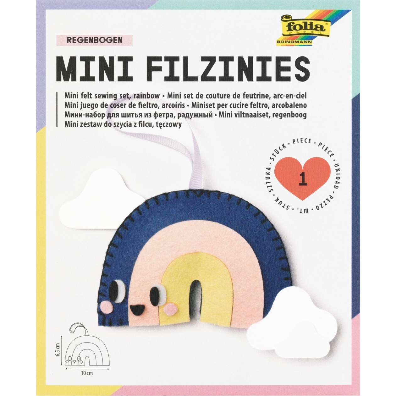 Mini Filzinies, Regenbogen