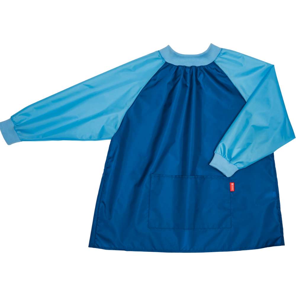 Schürze Kinder mit Arm, blau, Brunnen