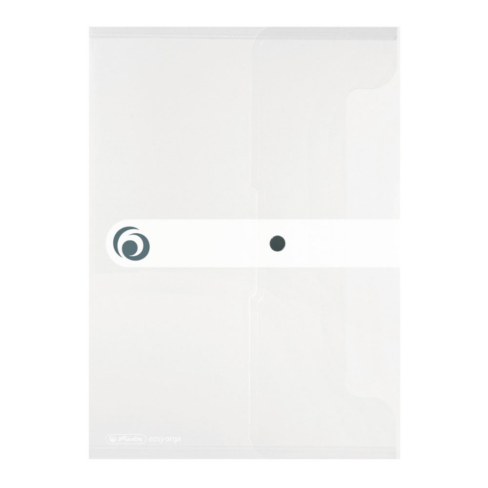 Dokumententasche A4, transparent, Herlitz