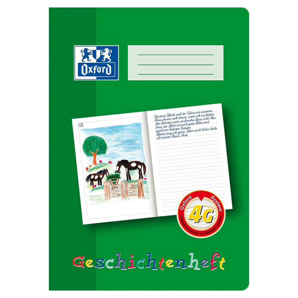 Geschichtenheft 4G für 4. Klasse, Oxford, A4